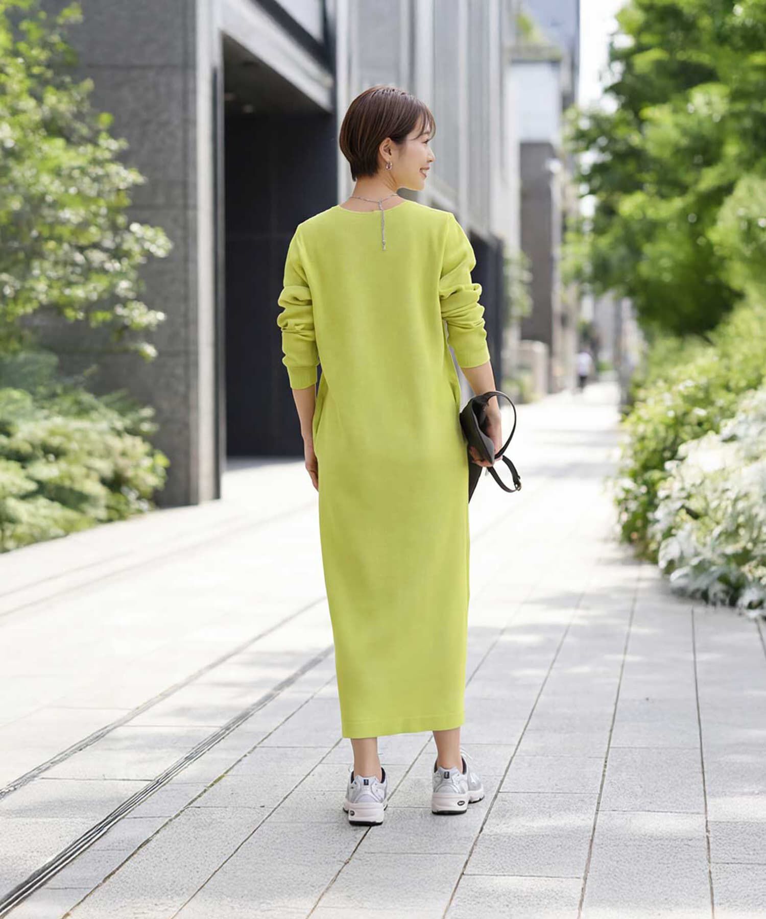 STYLE DELI「サーマル編みVネックワンピース」|ワンピース|