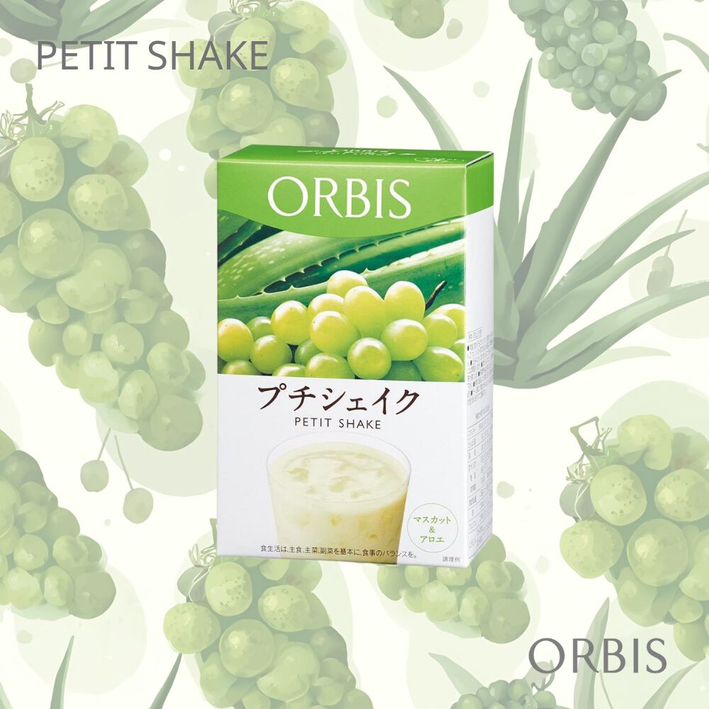 ORBIS「プチシェイク 100g&times;7食分」|健康・美容食品 ※軽減税率対象|マスカット&アロエ