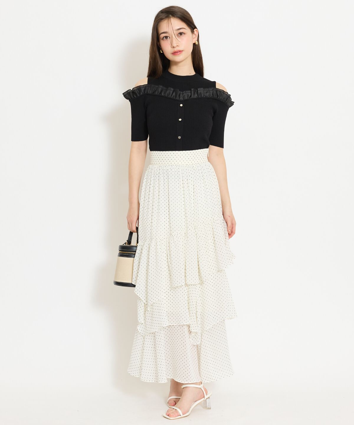 WILLSELECTION「アシメティアードスカート」|フレア|