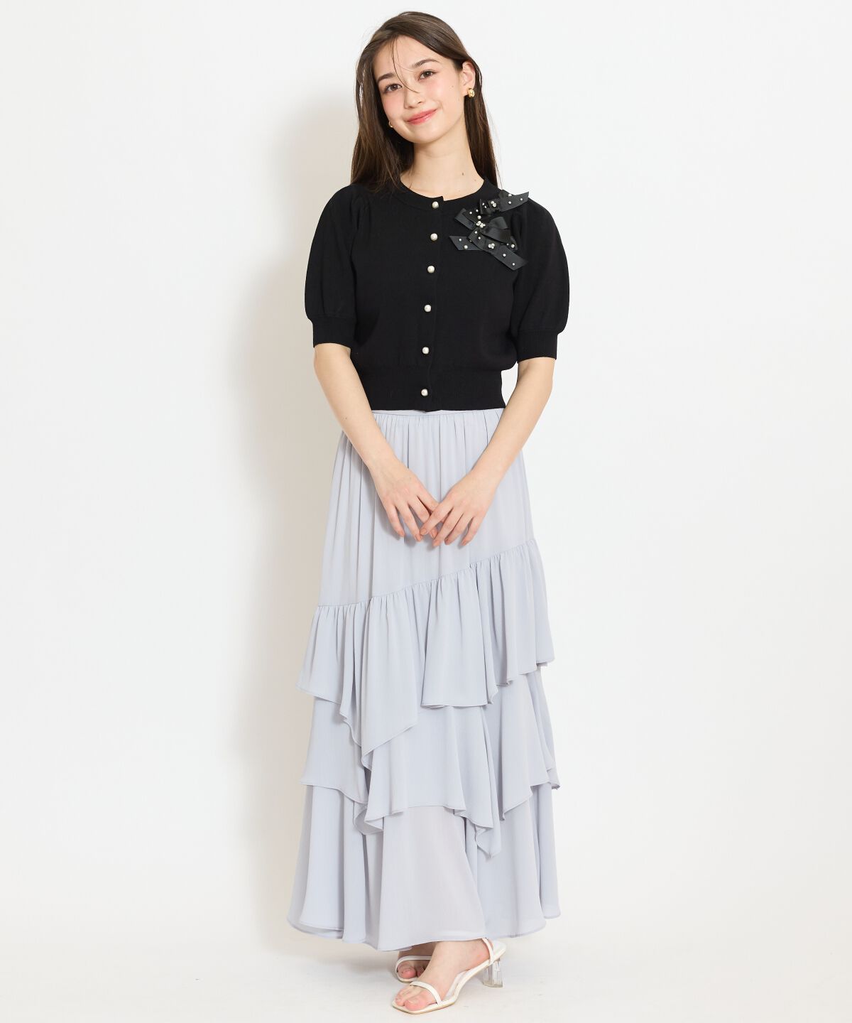 WILLSELECTION「アシメティアードスカート」|フレア|