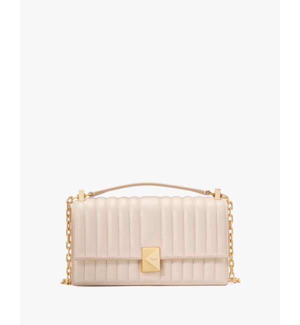 kate spade new york「デコ キルテッド ミニ フラップ チェーン クロスボディ」|ショルダー・メッセンジャー|