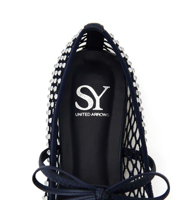 SY UNITED ARROWS「＜SY＞グレアネットバレエ フラット10●&uarr;」|バレエシューズ|
