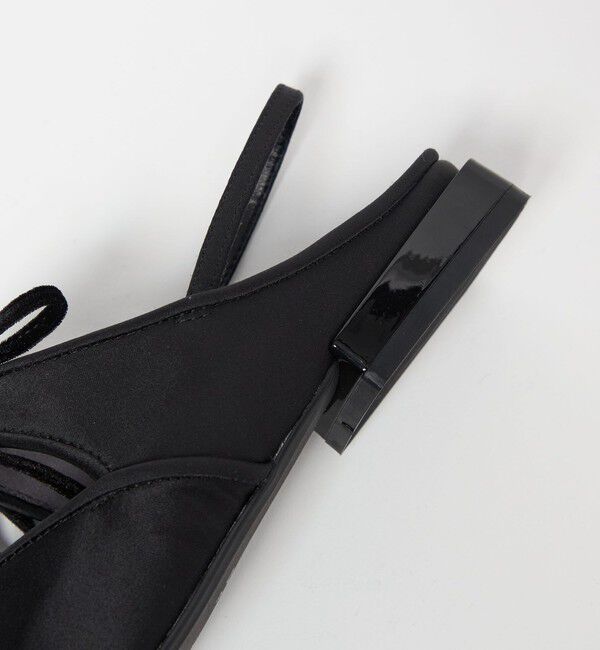 SY UNITED ARROWS「＜SY＞ポインテッド リボン バックベルト フラット15&uarr;」|パンプス|