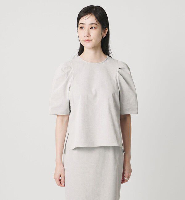 UNITED ARROWS「RIRANCHA ツイル ブラウス ‐ウォッシャブル‐」|シャツ・ブラウス|