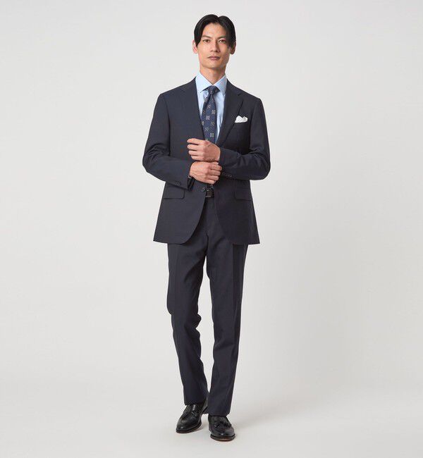 UNITED ARROWS green label relaxing「REDA トロピカル 無地 スリム ノープリーツ スーツパンツ」|スーツ|