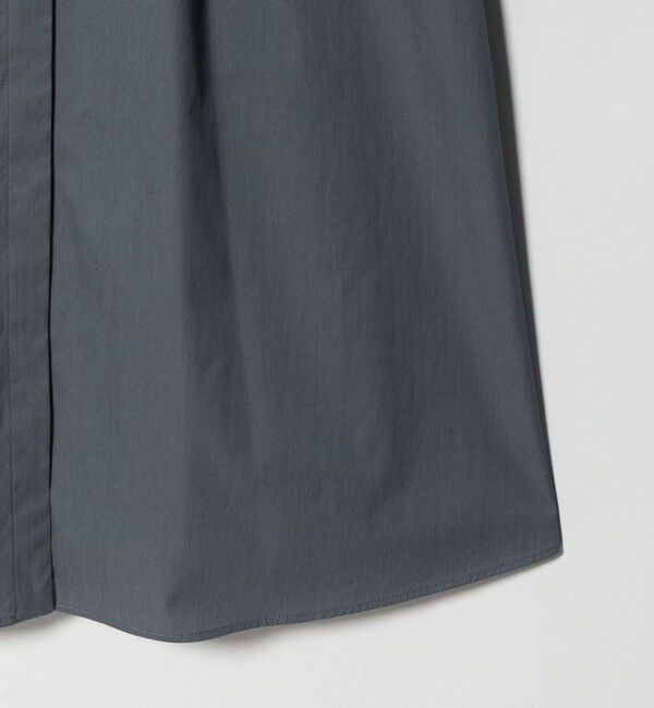 UNITED ARROWS green label relaxing「シャツ襟 フィット＆フレア タック 5分袖 ワンピース」|ワンピース|