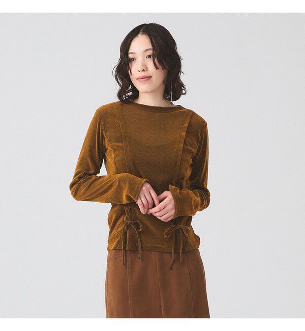 Ray BEAMS 「フロッキー レースアップ トップス」|その他|