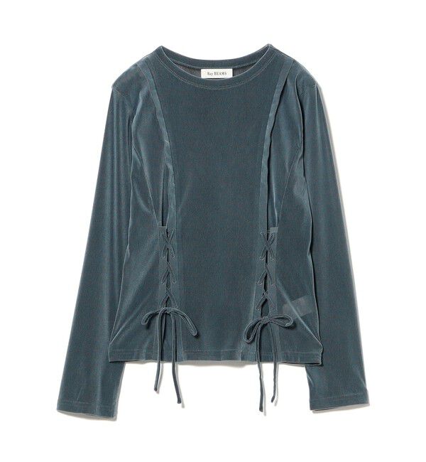 Ray BEAMS 「フロッキー レースアップ トップス」|その他|