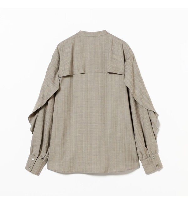 Ray BEAMS 「RBS / バンドカラーケープ ブラウス」|シャツ・ブラウス|
