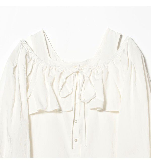 Ray BEAMS 「ヨーク レイヤー オフショルダー ブラウス」|シャツ・ブラウス|