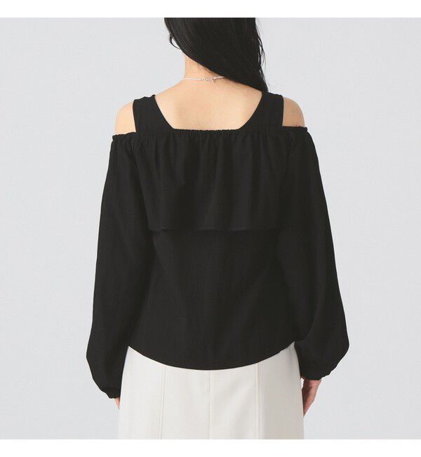 Ray BEAMS 「ヨーク レイヤー オフショルダー ブラウス」|シャツ・ブラウス|