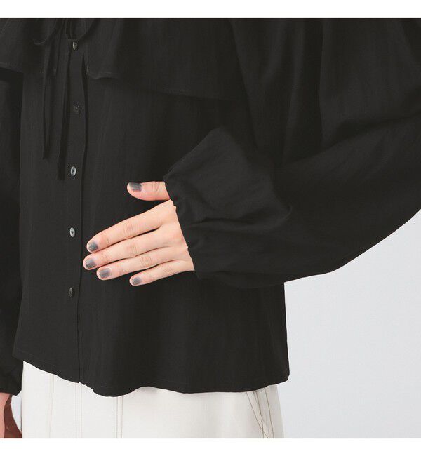 Ray BEAMS 「ヨーク レイヤー オフショルダー ブラウス」|シャツ・ブラウス|