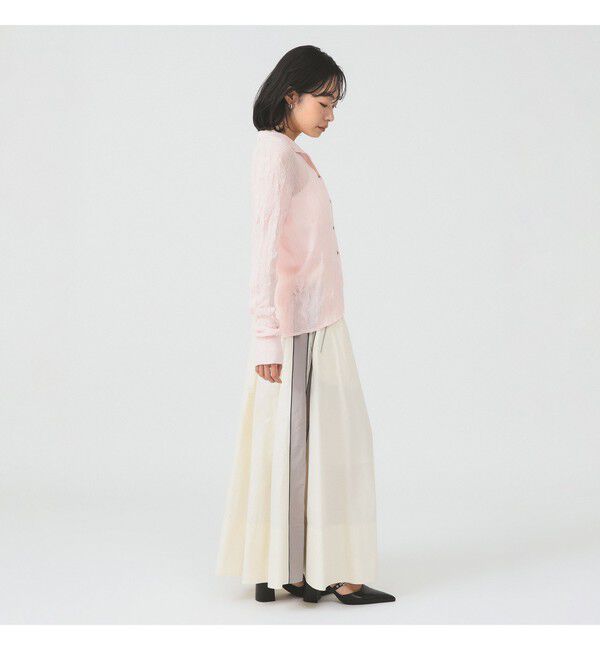 Ray BEAMS 「サイドライン ギャザー スカート」|スカート|