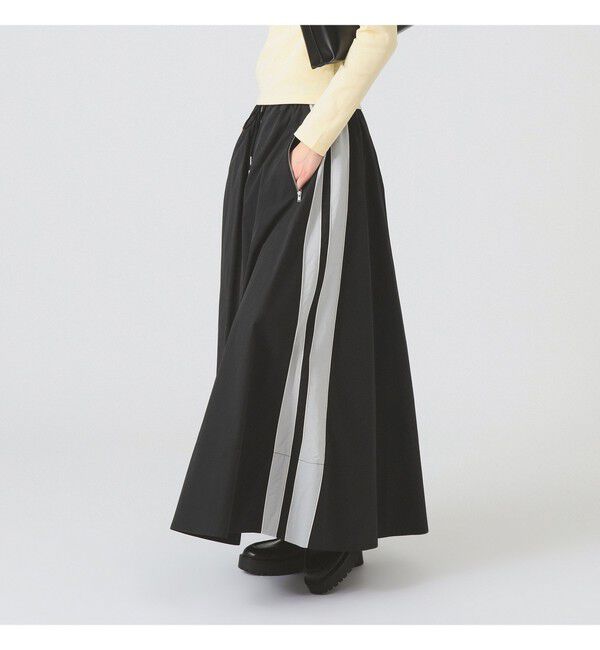 Ray BEAMS 「サイドライン ギャザー スカート」|スカート|