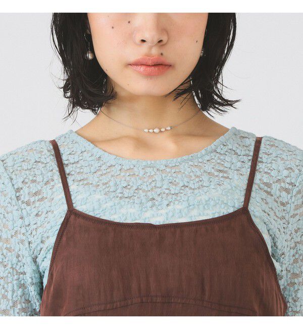 Ray BEAMS 「パウダー サテン キャミ ワンピース」|ワンピース|