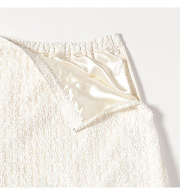 Ray BEAMS 「カット レース ティアード ヘム スカート」|スカート|