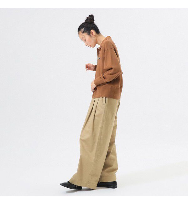 BEAMSBOY「ワイド タック チノ パンツ」|チノ|