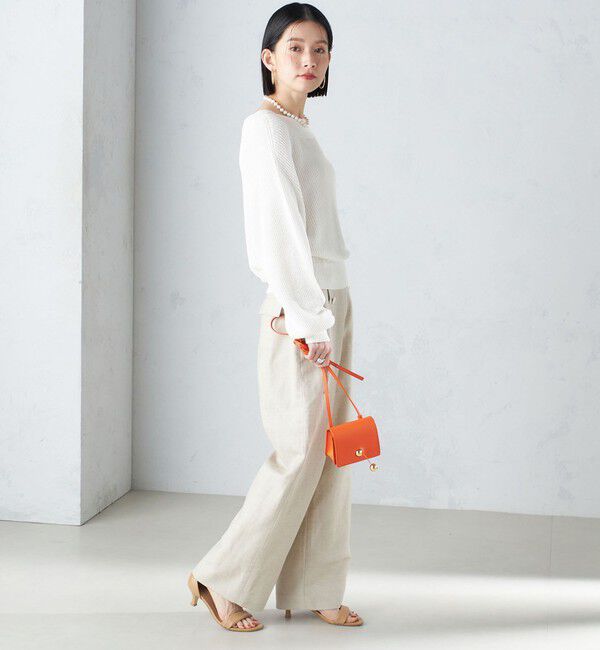 SHIPS for women「〈手洗い可能〉ペーパー コットン プルオーバー 24SS ◇」|ニット・セーター|