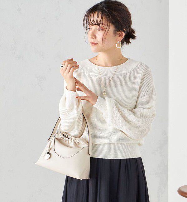 SHIPS for women「〈手洗い可能〉ペーパー コットン プルオーバー 24SS ◇」|ニット・セーター|