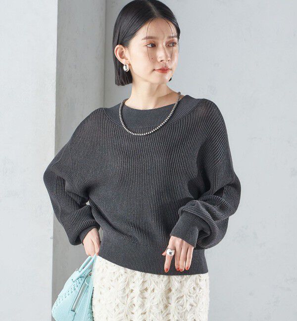 SHIPS for women「〈手洗い可能〉ペーパー コットン プルオーバー 24SS ◇」|ニット・セーター|