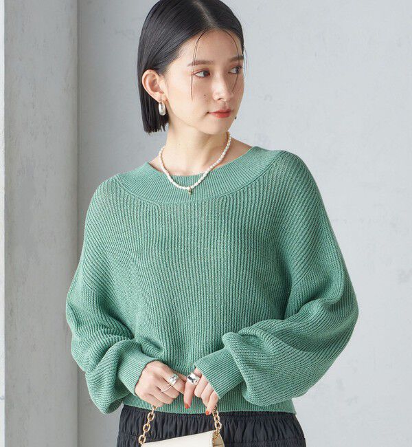 SHIPS for women「〈手洗い可能〉ペーパー コットン プルオーバー 24SS ◇」|ニット・セーター|