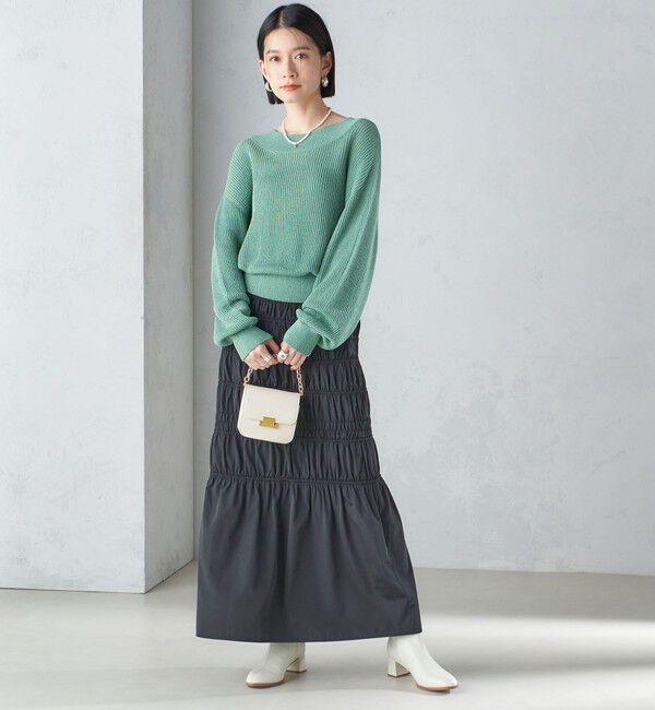 SHIPS for women「〈手洗い可能〉ペーパー コットン プルオーバー 24SS ◇」|ニット・セーター|