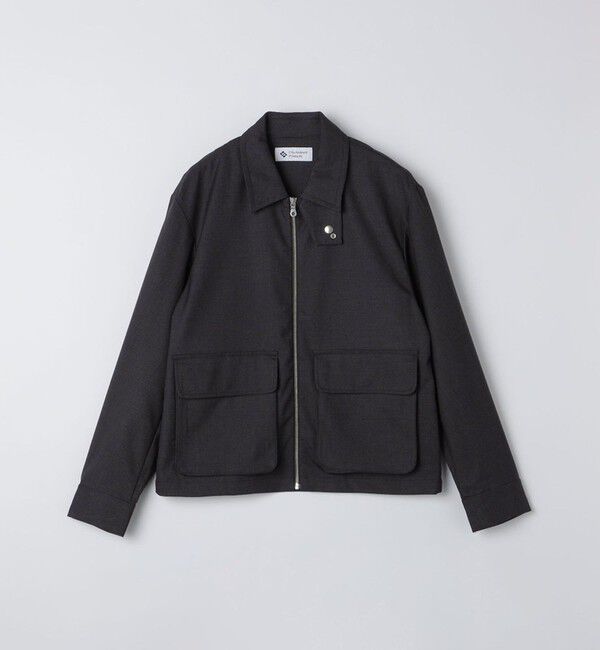 SHIPS「City Ambient Products: ウールライク ジップ ブルゾン (セットアップ対応)」|ブルゾン・スタジャン|