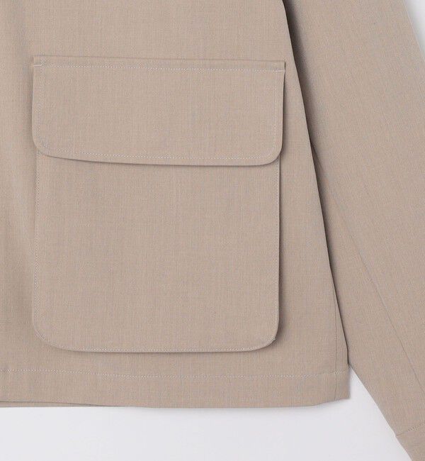 SHIPS「City Ambient Products: ウールライク ジップ ブルゾン (セットアップ対応)」|ブルゾン・スタジャン|