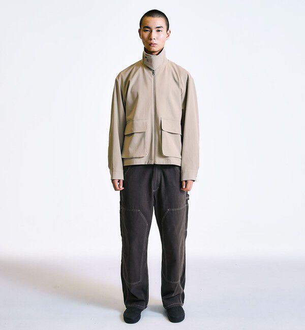 SHIPS「City Ambient Products: ウールライク ジップ ブルゾン (セットアップ対応)」|ブルゾン・スタジャン|