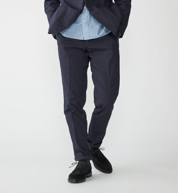 SHIPS「MARCEL LASSANCE:〈セットアップ対応〉G/DYED PIQUE TROUSERS」|チノ|