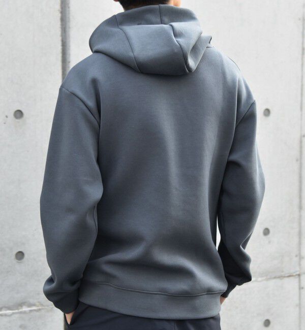 SHIPS any「SHIPS any:〈洗濯機可能〉クリア ダンボール スナップ プルオーバー パーカー◇」|パーカー|