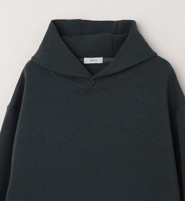 SHIPS any「SHIPS any:〈洗濯機可能〉クリア ダンボール スナップ プルオーバー パーカー◇」|パーカー|