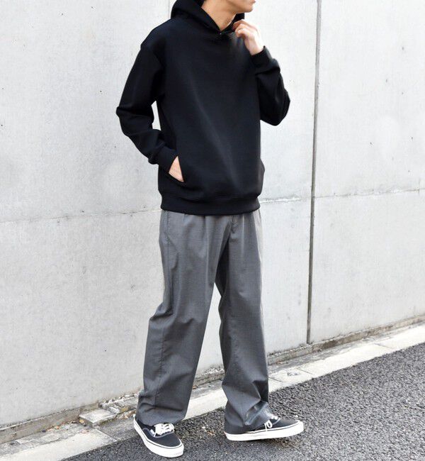 SHIPS any「SHIPS any:〈洗濯機可能〉クリア ダンボール スナップ プルオーバー パーカー◇」|パーカー|