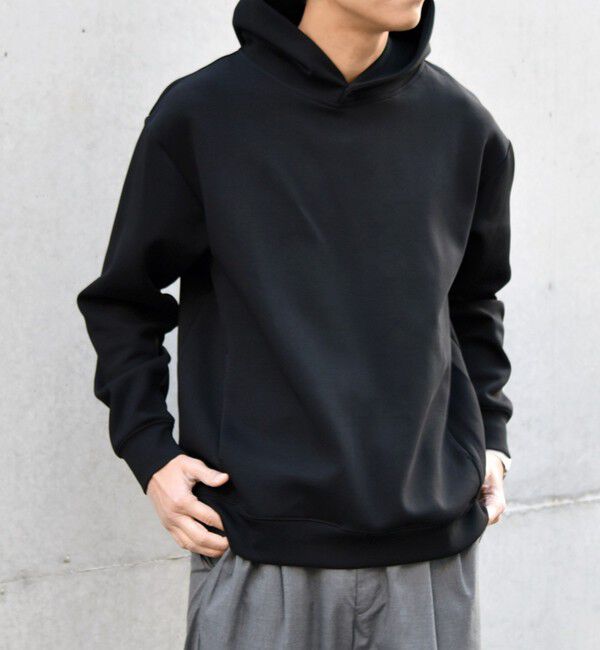 SHIPS any「SHIPS any:〈洗濯機可能〉クリア ダンボール スナップ プルオーバー パーカー◇」|パーカー|