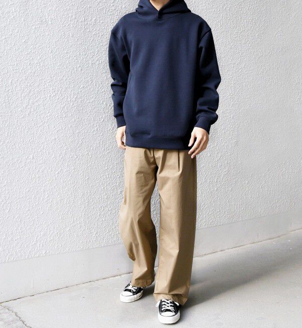 SHIPS any「SHIPS any:〈洗濯機可能〉クリア ダンボール スナップ プルオーバー パーカー◇」|パーカー|