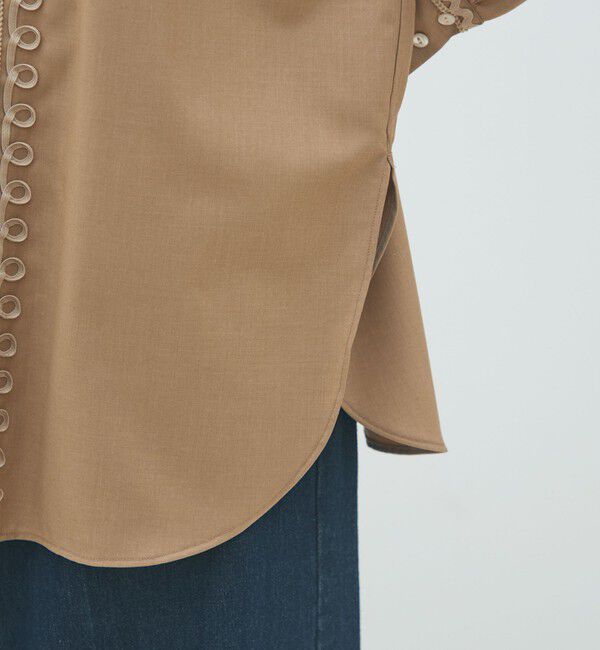 MACPHEE「コードエンブロイダリー チュニックシャツ」|シャツ・ブラウス|