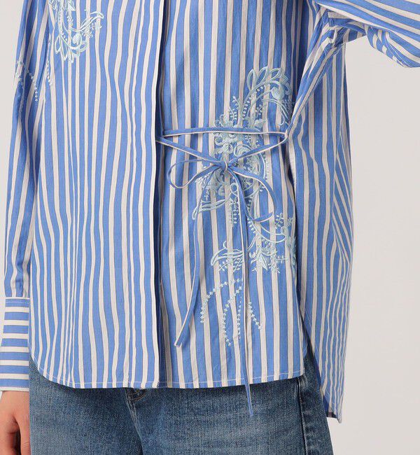 TOMORROWLAND BUYING WEAR「【別注】ne Quittez pas BLACK Cache-coeur シャツ」|シャツ・ブラウス|