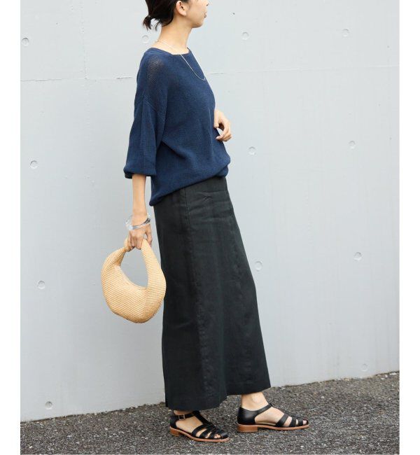 SLOBE IENA「《WEB限定/追加》SLOBE レザーグルカサンダル」|サンダル|