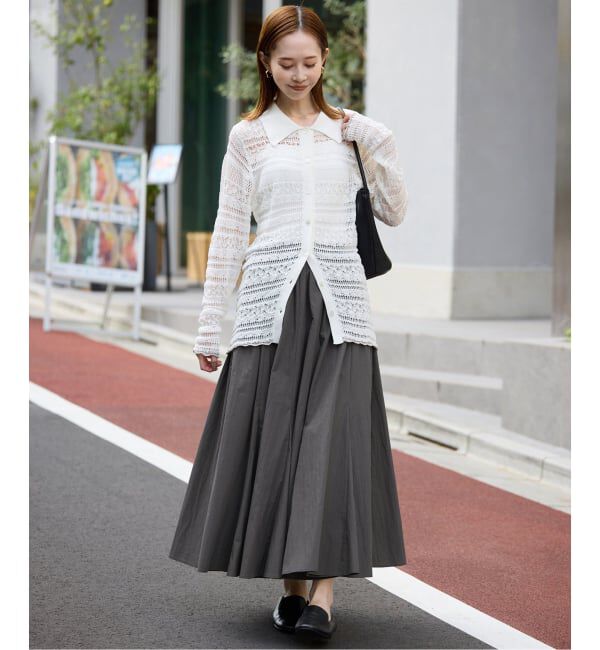 SLOBE IENA「切り替えボリュームスカート」|スカート|