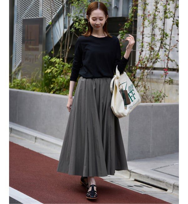 SLOBE IENA「切り替えボリュームスカート」|スカート|