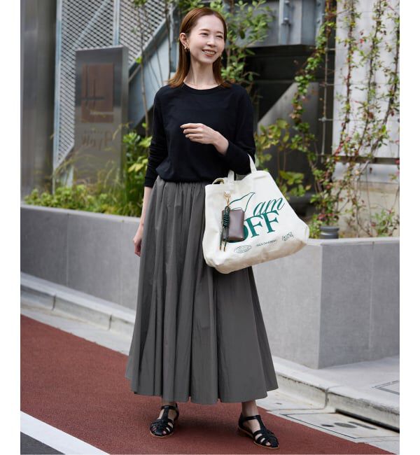 SLOBE IENA「切り替えボリュームスカート」|スカート|