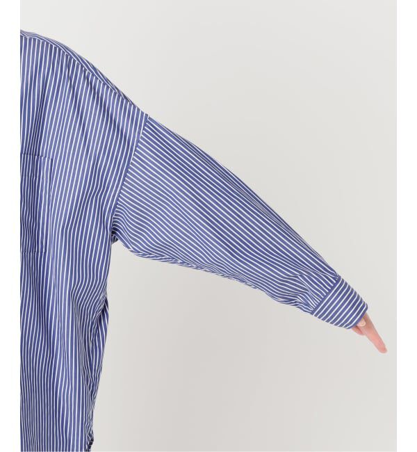 JOURNAL STANDARD relume「コンパクトコットンストライプビッグシャツ」|シャツ・ブラウス|