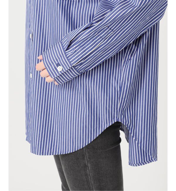 JOURNAL STANDARD relume「コンパクトコットンストライプビッグシャツ」|シャツ・ブラウス|