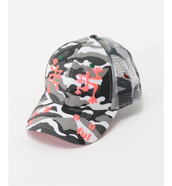 Oriens JOURNAL STANDARD「【b.Eautiful/ビューティフル】 Biyu Hat（BLACK WHITE ）」|キャップ・キャスケット|ブラック