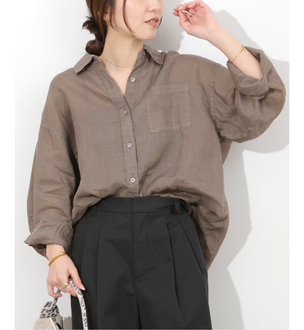 JOURNAL STANDARD relume「《予約》ガーメントダイラミービッグシャツ」|シャツ・ブラウス|