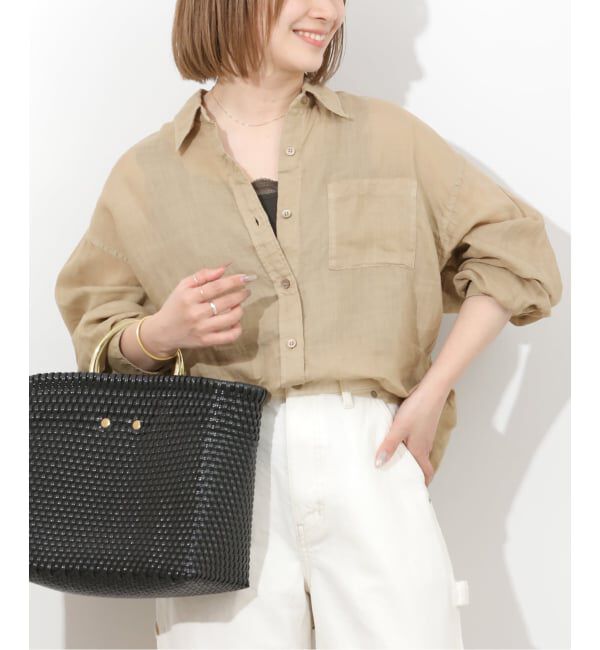 JOURNAL STANDARD relume「《予約》ガーメントダイラミービッグシャツ」|シャツ・ブラウス|