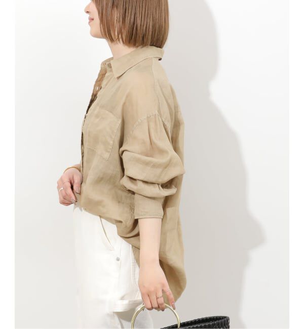 JOURNAL STANDARD relume「《予約》ガーメントダイラミービッグシャツ」|シャツ・ブラウス|