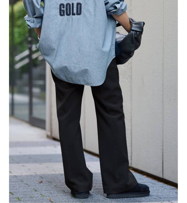 FRAMeWORK「≪追加≫セミフレアパンツ3」|スラックス|