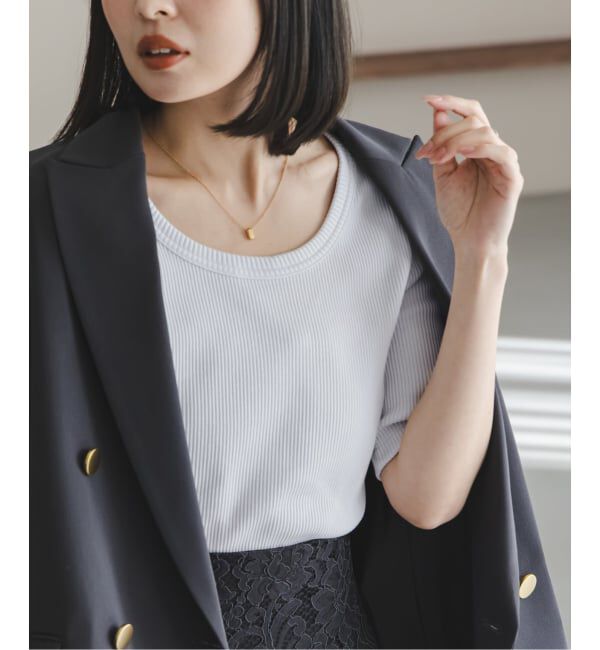 NOBLE「《追加予約》ULTIMAコットンラウンドネックT」|Tシャツ・カットソー|