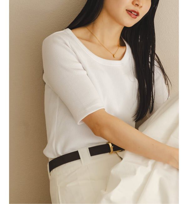 NOBLE「《追加予約》ULTIMAコットンラウンドネックT」|Tシャツ・カットソー|